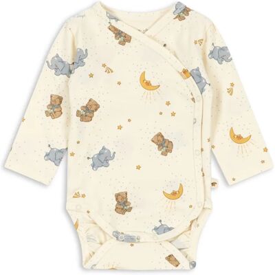 Konges Sløjd Body Oursons Coton Bio Ecru 0/1 mois - Publicité Konges Sløjd Body Oursons Coton Bio Ecru 0/1 mois - Publicité
