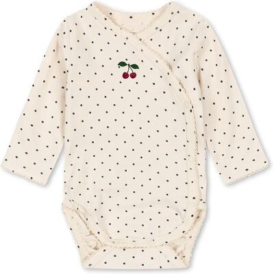 Konges Sløjd Body Croisé Basic Pois Coton Bio Ecru 0/1 mois - Publicité Konges Sløjd Body Croisé Basic Pois Coton Bio Ecru 0/1 mois - Publicité