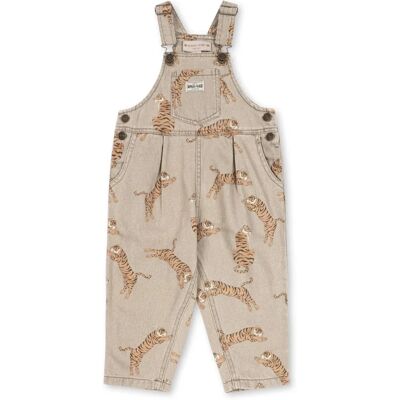 Konges Sløjd Salopette Magot Tigres Denim Coton Bio Beige 12 mois - Publicité Konges Sløjd Salopette Magot Tigres Denim Coton Bio Beige 12 mois - Publicité