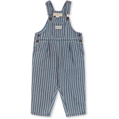 Konges Sløjd Salopette Magot Rayée Denim Coton Bio Bleu 18 mois - Publicité Konges Sløjd Salopette Magot Rayée Denim Coton Bio Bleu 18 mois - Publicité