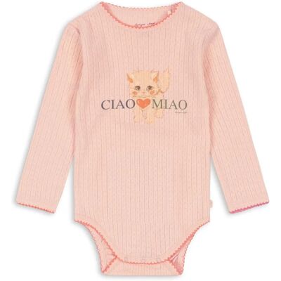 Konges Sløjd Body Pointelle Minnie Ciao Miao Coton Bio Rose 9 mois - Publicité Konges Sløjd Body Pointelle Minnie Ciao Miao Coton Bio Rose 9 mois - Publicité