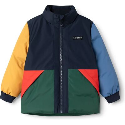 Liewood Blouson Bran Colorblock Fibres Recyclées Bleu marine 2 ans - Publicité Liewood Blouson Bran Colorblock Fibres Recyclées Bleu marine 2 ans - Publicité