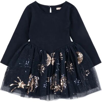 Konges Sløjd Robe Tulle Yvonne Etoiles Bleu marine 18 mois - Publicité Konges Sløjd Robe Tulle Yvonne Etoiles Bleu marine 18 mois - Publicité
