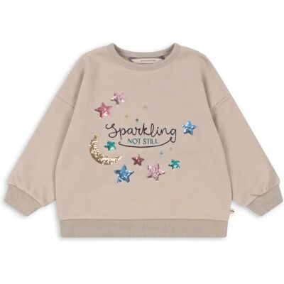 Konges Sløjd Sweat Lou Sequins Beige 12 mois - Publicité Konges Sløjd Sweat Lou Sequins Beige 12 mois - Publicité