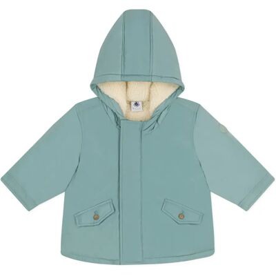 Petit Bateau Parka Bébé Sauge 12 mois - Publicité Petit Bateau Parka Bébé Sauge 12 mois - Publicité