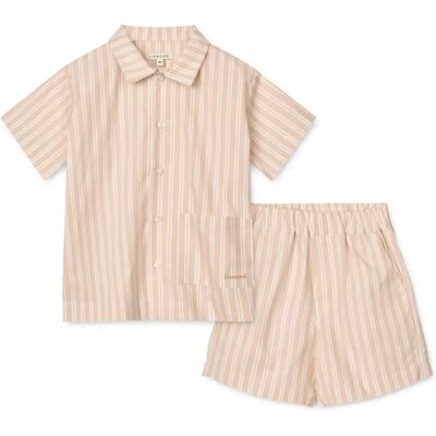 Liewood Ensemble Chemise et Short Leona Coton Bio Rose pêche 18 mois - Publicité Liewood Ensemble Chemise et Short Leona Coton Bio Rose pêche 18 mois - Publicité