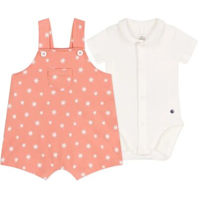 Petit Bateau Ensemble Body et Salopette Barabel Coton Bio Abricot 3 mois - Publicité Petit Bateau Ensemble Body et Salopette Barabel Coton Bio Abricot 3 mois - Publicité