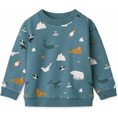 Liewood Sweat Thora Mer Coton Bio Bleu 3/6 mois - Publicité Liewood Sweat Thora Mer Coton Bio Bleu 3/6 mois - Publicité