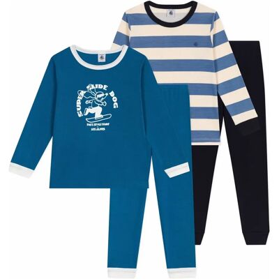 Petit Bateau Lot 2 Pyjamas Super Slide Dog Bleu 3 ans - Publicité Petit Bateau Lot 2 Pyjamas Super Slide Dog Bleu 3 ans - Publicité