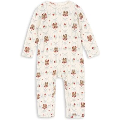 Konges Sløjd Combinaison Minnie Chiens Pointelle Coton Bio Ecru 12 mois - Publicité Konges Sløjd Combinaison Minnie Chiens Pointelle Coton Bio Ecru 12 mois - Publicité
