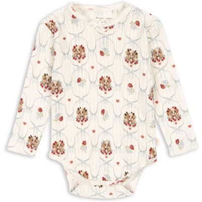 Konges Sløjd Body Minnie Chiens Pointelle Coton Bio Ecru 24 mois - Publicité Konges Sløjd Body Minnie Chiens Pointelle Coton Bio Ecru 24 mois - Publicité