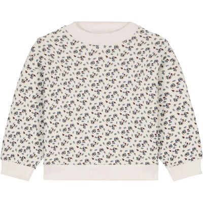 Louise Misha Sweat Rosalia Fleuri Coton Bio Crème 6 mois - Publicité Louise Misha Sweat Rosalia Fleuri Coton Bio Crème 6 mois - Publicité