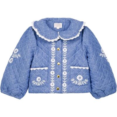 Louise Misha Manteau Jouliana Chambray Coton Bio Bleu 10 ans - Publicité Louise Misha Manteau Jouliana Chambray Coton Bio Bleu 10 ans - Publicité