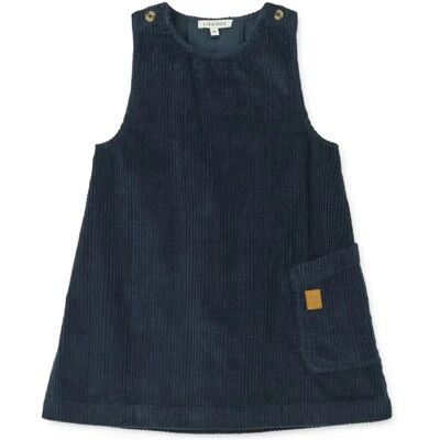 Liewood Robe Annamay Velours Côtelé Coton Bio Bleu marine 4 ans - Publicité Liewood Robe Annamay Velours Côtelé Coton Bio Bleu marine 4 ans - Publicité