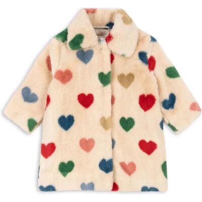 Konges Sløjd Manteau Façon Fourrure Fuzzie Fibres Recyclées Beige 18 mois - Publicité Konges Sløjd Manteau Façon Fourrure Fuzzie Fibres Recyclées Beige 18 mois - Publicité