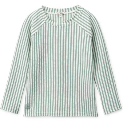 Liewood T-shirt Anti-UV Noah Rayé Seersucker Fibres Recyclées Vert 3 ans - Publicité Liewood T-shirt Anti-UV Noah Rayé Seersucker Fibres Recyclées Vert 3 ans - Publicité