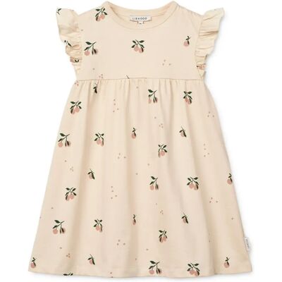 Liewood Robe Neveah Pêches Coton Bio Ecru 18/24 mois - Publicité Liewood Robe Neveah Pêches Coton Bio Ecru 18/24 mois - Publicité