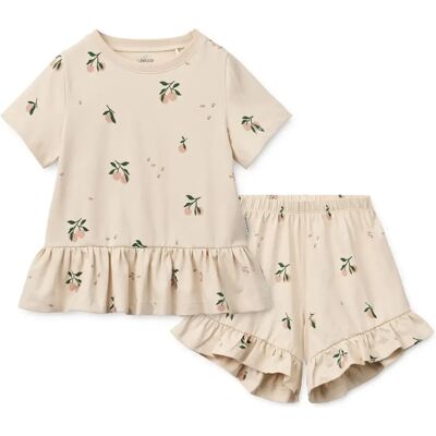 Liewood Ensemble T-shirt et Short Ilford Pêches Coton Bio Ecru 3/4 ans - Publicité Liewood Ensemble T-shirt et Short Ilford Pêches Coton Bio Ecru 3/4 ans - Publicité