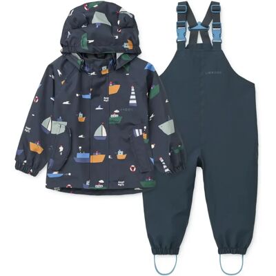 Liewood Ensemble de Pluie Manu Bateaux Fibres Recyclées Bleu marine 12 mois - Publicité Liewood Ensemble de Pluie Manu Bateaux Fibres Recyclées Bleu marine 12 mois - Publicité
