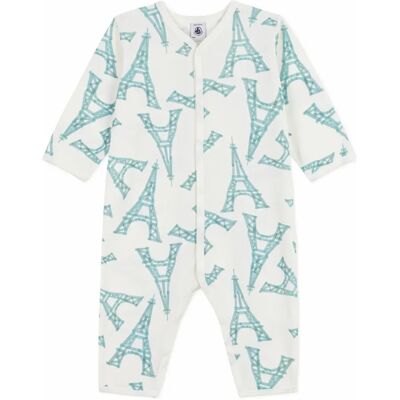 Petit Bateau Pyjama Sans Pieds Dors Bien Tour Eiffel Blanc 24 mois - Publicité Petit Bateau Pyjama Sans Pieds Dors Bien Tour Eiffel Blanc 24 mois - Publicité