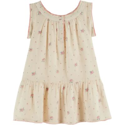 Emile et Ida Robe Fleurie Coton Bio Crème 2 ans - Publicité Emile et Ida Robe Fleurie Coton Bio Crème 2 ans - Publicité