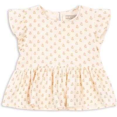 Konges Sløjd T-shirt Volants Coco Coton Bio Rose pâle 18 mois - Publicité Konges Sløjd T-shirt Volants Coco Coton Bio Rose pâle 18 mois - Publicité