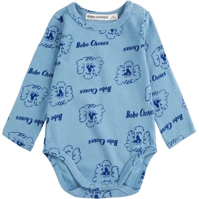 Bobo Choses Body Chiens Coton Bio Bleu 24 mois - Publicité Bobo Choses Body Chiens Coton Bio Bleu 24 mois - Publicité