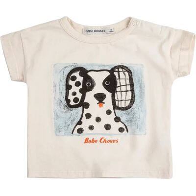 Bobo Choses T-shirt Dalmatien Coton Bio Bébé Ecru 6 mois - Publicité Bobo Choses T-shirt Dalmatien Coton Bio Bébé Ecru 6 mois - Publicité