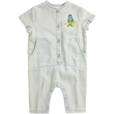Bobo Choses Combinaison Denim Délavé Coton Bio Bleu Clair 3 mois - Publicité Bobo Choses Combinaison Denim Délavé Coton Bio Bleu Clair 3 mois - Publicité