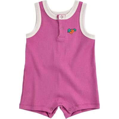 Bobo Choses Combishort Côtelée Orange Coton BIo Violet 3 mois - Publicité Bobo Choses Combishort Côtelée Orange Coton BIo Violet 3 mois - Publicité