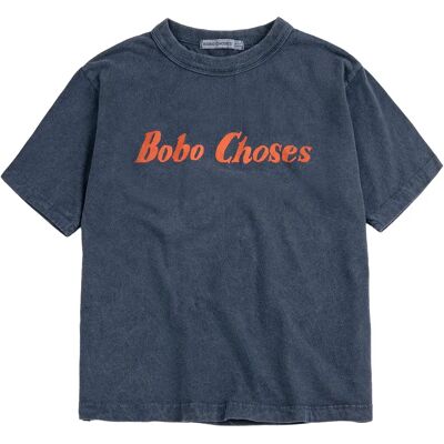 Bobo Choses T-shirt Bobo Choses Coton Bio Bleu marine 4/5 ans - Publicité Bobo Choses T-shirt Bobo Choses Coton Bio Bleu marine 4/5 ans - Publicité