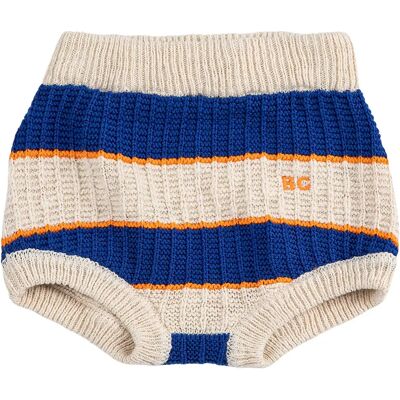 Bobo Choses Bloomer Rayé Maille Coton Bio Ecru 6 mois - Publicité Bobo Choses Bloomer Rayé Maille Coton Bio Ecru 6 mois - Publicité