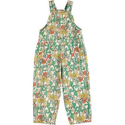 Bobo Choses Salopette Fleurie Coton Bio Blanc 2/3 ans - Publicité Bobo Choses Salopette Fleurie Coton Bio Blanc 2/3 ans - Publicité