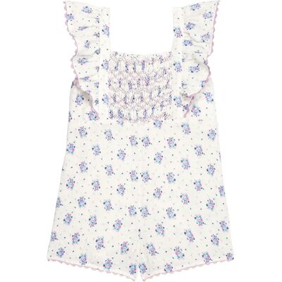 Louise Misha Combishort Shalina Fleurie Crème 3 ans - Publicité Louise Misha Combishort Shalina Fleurie Crème 3 ans - Publicité