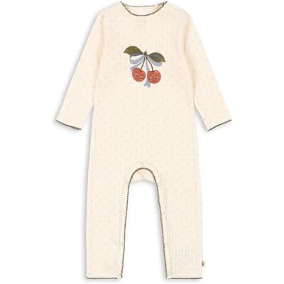 Konges Sløjd Combinaison Minnie Cerises Coton Bio Ecru 18 mois - Publicité Konges Sløjd Combinaison Minnie Cerises Coton Bio Ecru 18 mois - Publicité