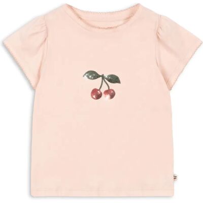 Konges Sløjd T-shirt Famo Cerises Coton Bio Rose 12 mois - Publicité Konges Sløjd T-shirt Famo Cerises Coton Bio Rose 12 mois - Publicité