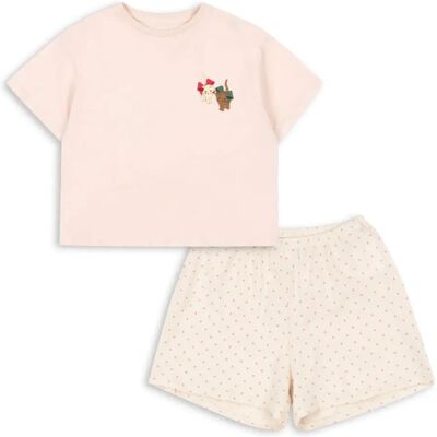 Konges Sløjd Ensemble T-shirt et Short Famo Chats Coton Bio Rose pâle 12 mois - Publicité Konges Sløjd Ensemble T-shirt et Short Famo Chats Coton Bio Rose pâle 12 mois - Publicité