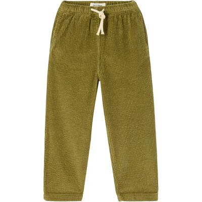 American Vintage Pantalons Velours Côtelé Padow Vert kaki clair 3/4 ans - Publicité American Vintage Pantalons Velours Côtelé Padow Vert kaki clair 3/4 ans - Publicité