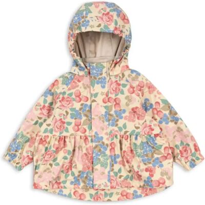 Konges Sløjd Veste Imperméable Rainy Fleurie Beige 12 mois - Publicité Konges Sløjd Veste Imperméable Rainy Fleurie Beige 12 mois - Publicité