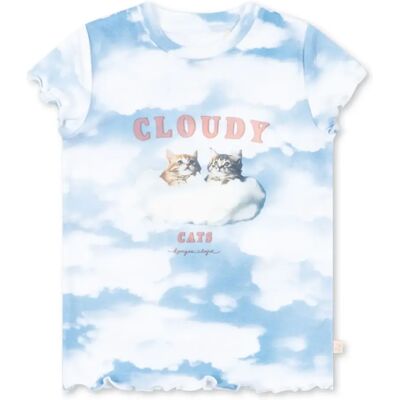 Konges Sløjd T-shirt Elli Cloudy Coton Bio Bleu ciel 18 mois - Publicité Konges Sløjd T-shirt Elli Cloudy Coton Bio Bleu ciel 18 mois - Publicité