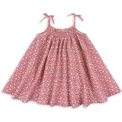 Konges Sløjd Robe Vivian Cœurs Seersucker Coton Bio Rose 6 ans - Publicité Konges Sløjd Robe Vivian Cœurs Seersucker Coton Bio Rose 6 ans - Publicité