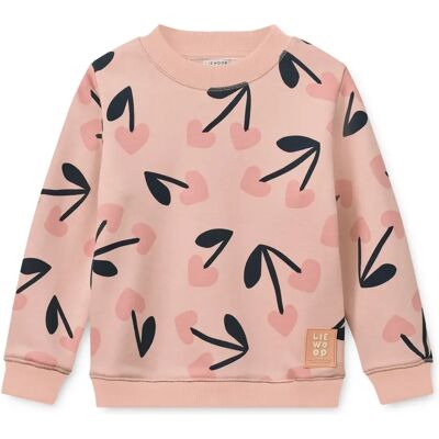 Liewood Sweat Ridley Cerises Coton Bio Rose 18/24 mois - Publicité Liewood Sweat Ridley Cerises Coton Bio Rose 18/24 mois - Publicité