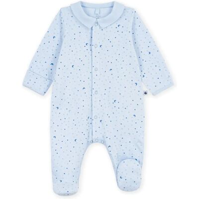 Petit Bateau Pyjama Dors Bien Etoiles Tubique Coton Bio Bleu ciel Naissance - Publicité Petit Bateau Pyjama Dors Bien Etoiles Tubique Coton Bio Bleu ciel Naissance - Publicité