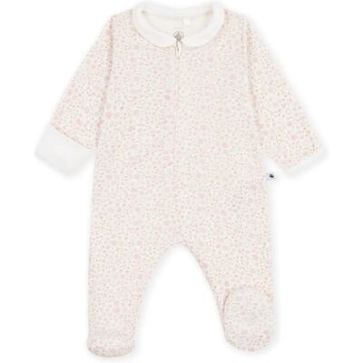 Petit Bateau Pyjama Dors Bien Fleuri Coton Bio Blanc 3 mois - Publicité Petit Bateau Pyjama Dors Bien Fleuri Coton Bio Blanc 3 mois - Publicité