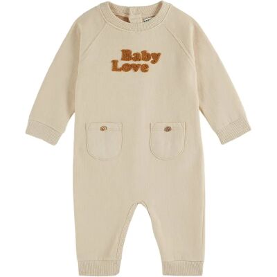 Emile et Ida Combinaison Baby Love Molleton Beige 12 mois - Publicité Emile et Ida Combinaison Baby Love Molleton Beige 12 mois - Publicité