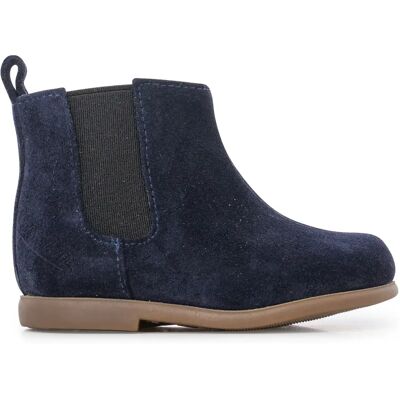 Pom d'Api Chelsea Boots Nioupi Zip Elast Bleu marine 20 - Publicité Pom d'Api Chelsea Boots Nioupi Zip Elast Bleu marine 20 - Publicité