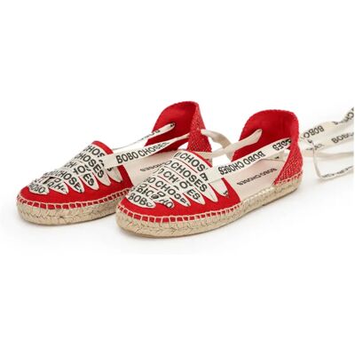 Bobo Choses Espadrilles Bobo Choses Coton Bio - Collection Femme - Rouge 41 - Publicité Bobo Choses Espadrilles Bobo Choses Coton Bio - Collection Femme - Rouge 41 - Publicité