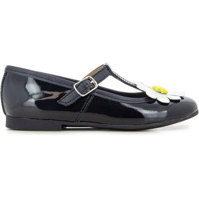 Pom d'Api Ballerines Dory Flo Noir 31 - Publicité Pom d'Api Ballerines Dory Flo Noir 31 - Publicité