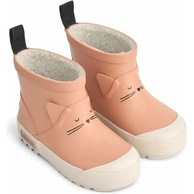 Liewood Bottes de Pluie Thermo Jesse Chat Rose 22 - Publicité Liewood Bottes de Pluie Thermo Jesse Chat Rose 22 - Publicité
