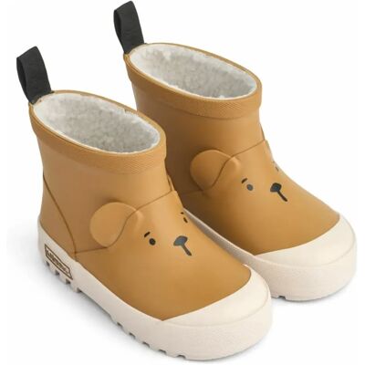 Liewood Bottes de Pluie Thermo Jesse Ours Caramel 22 - Publicité Liewood Bottes de Pluie Thermo Jesse Ours Caramel 22 - Publicité